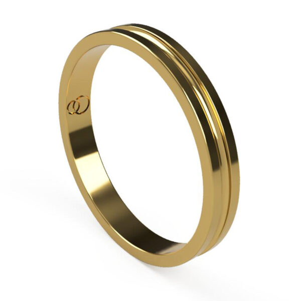 Uniti Eterniti Yellow Gold Wedding Ring for her